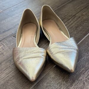 J. Crew Metallic Gold Women's Flats